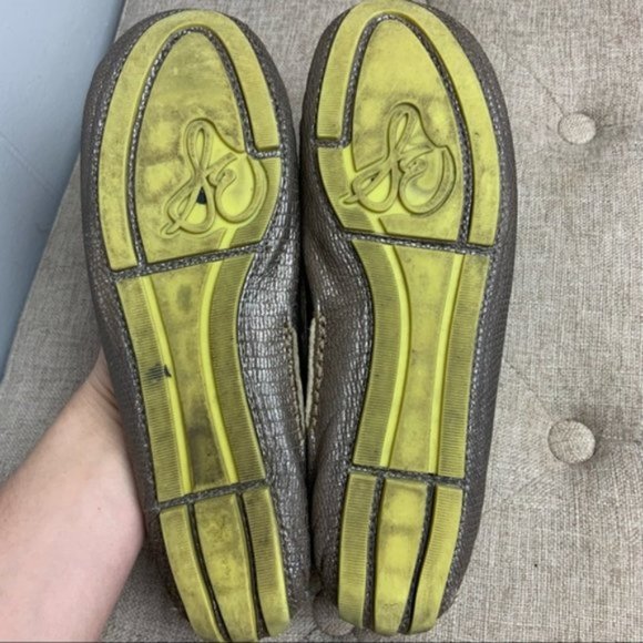 Sam Edelman Metallic Bronze Leather Jones Loafers - Picture 8 of 14